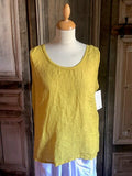 BB style linnen Mouwloze top