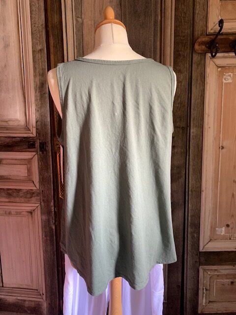 BB style linnen Mouwloze top
