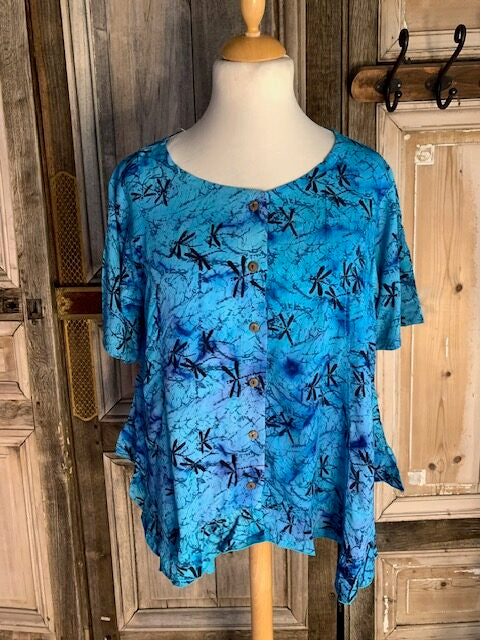 Normal Crazy - Blouse Diva met korte mouw