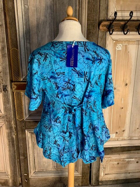 Normal Crazy - Blouse Diva met korte mouw