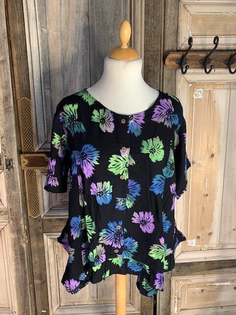 Normal Crazy - Blouse Diva met korte mouw