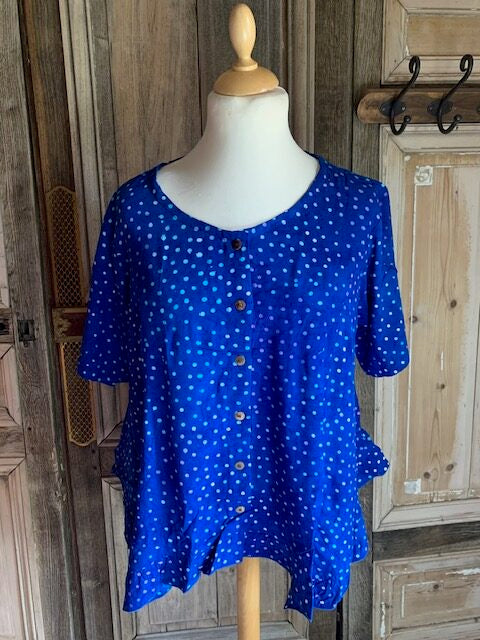 Normal Crazy - Blouse Diva met korte mouw