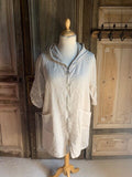 BB style linnenblousjasje  lang linnen kleur