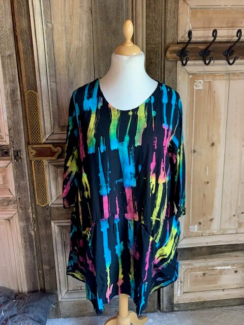 Normal Crazy - Tuniek Ursella batik 3/4 mouw