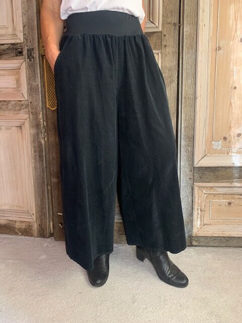 Moonshine - Broek babyrib - Black