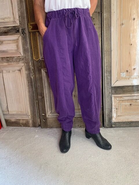 Moonshine - Broek babyrib - Purple