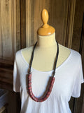 Normal Crazy - Houten ketting - Roodbruin Rood