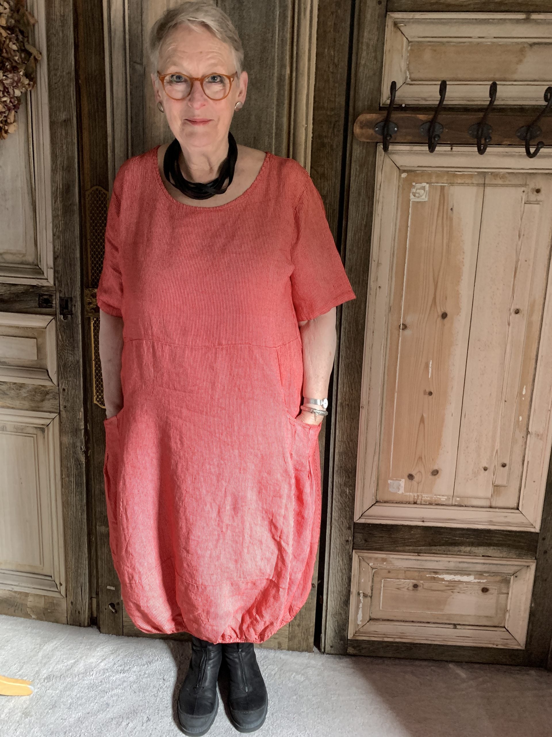 La Basse - jurk lino streep