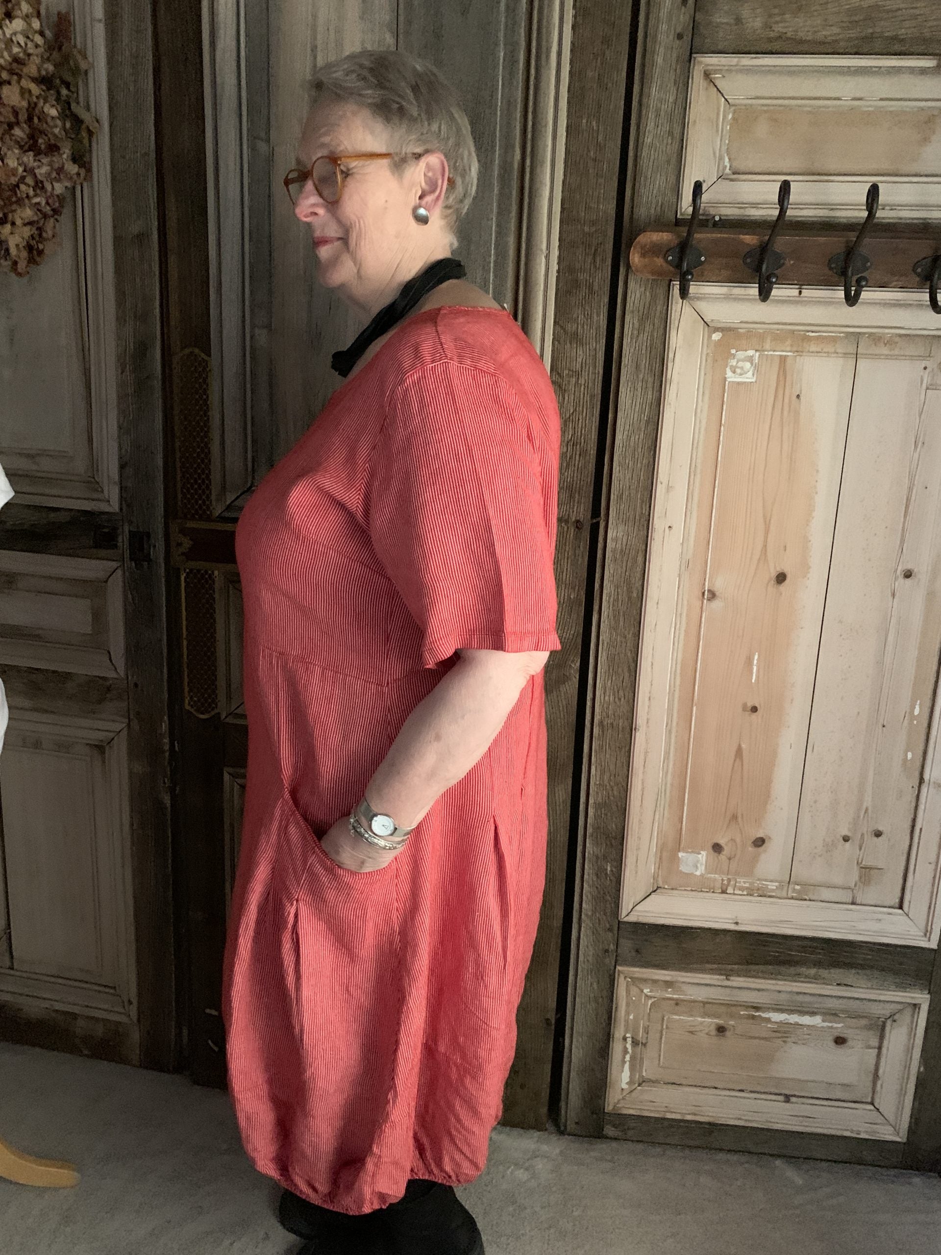 La Basse - jurk lino streep