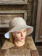 BB Style - Bucket hat reversible - Zand en Wit