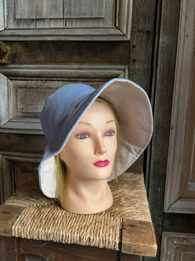 BB Style - Bucket hat reversible - beige en lichtblauw