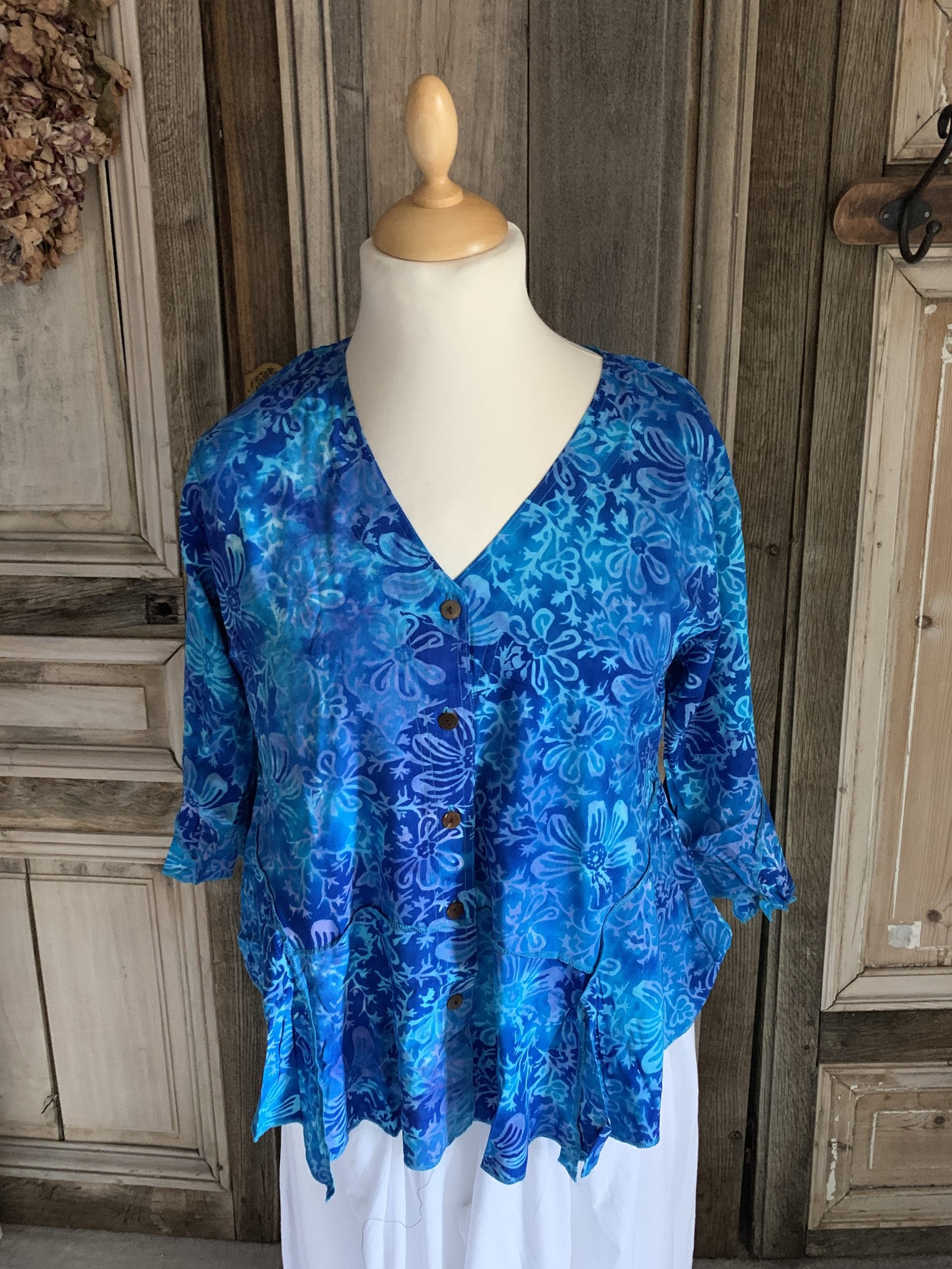 Normal Crazy - Blouse palm 5 button
