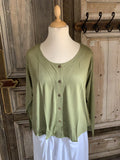 Normal Crazy Vest button L/S lange mouw green eyes
