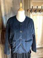 Normal Crazy - Short Jacket Navy coldore tussenjas