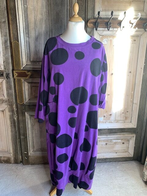 BB Style - Cirkel print jurk - Paars