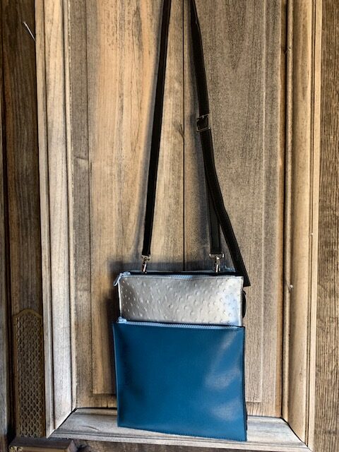 Maria La Verda - Tas Petrol/Zilver