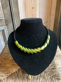 Tjonge Jonge Sieraden - Collier cilinders - lime