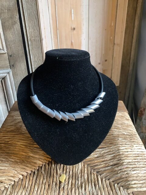 Tjonge Jonge Sieraden - Collier cilinders - zilver