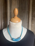 Kazuri ketting turquoise