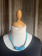 Kazuri ketting turquoise
