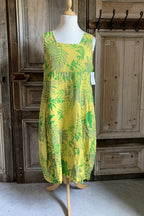BB Style - Linnen Jurk zonder mouw bloemen