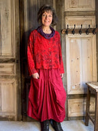 Normal Crazy - Blouse Botton L/S Rood