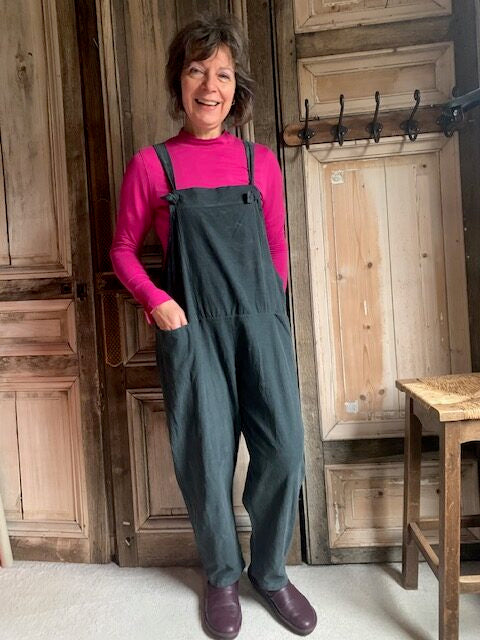BB Style - Tuinbroek van rib - Grijs