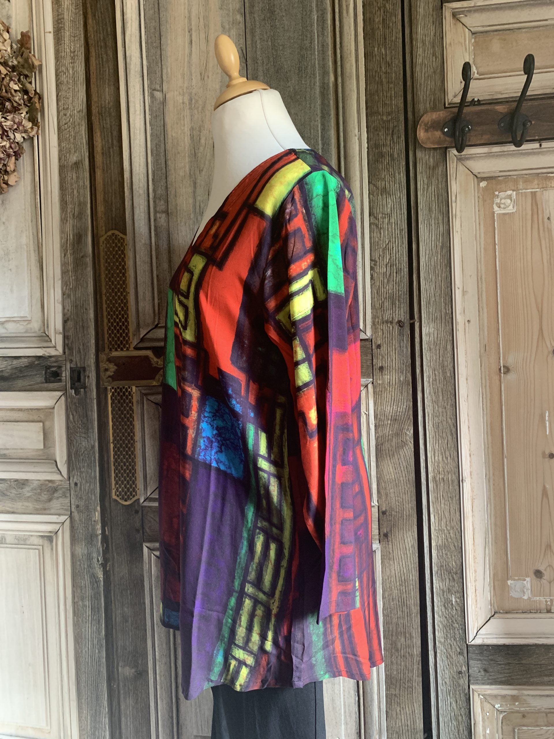 Angel Circle 1723D Tunique digital Print russel viscose
