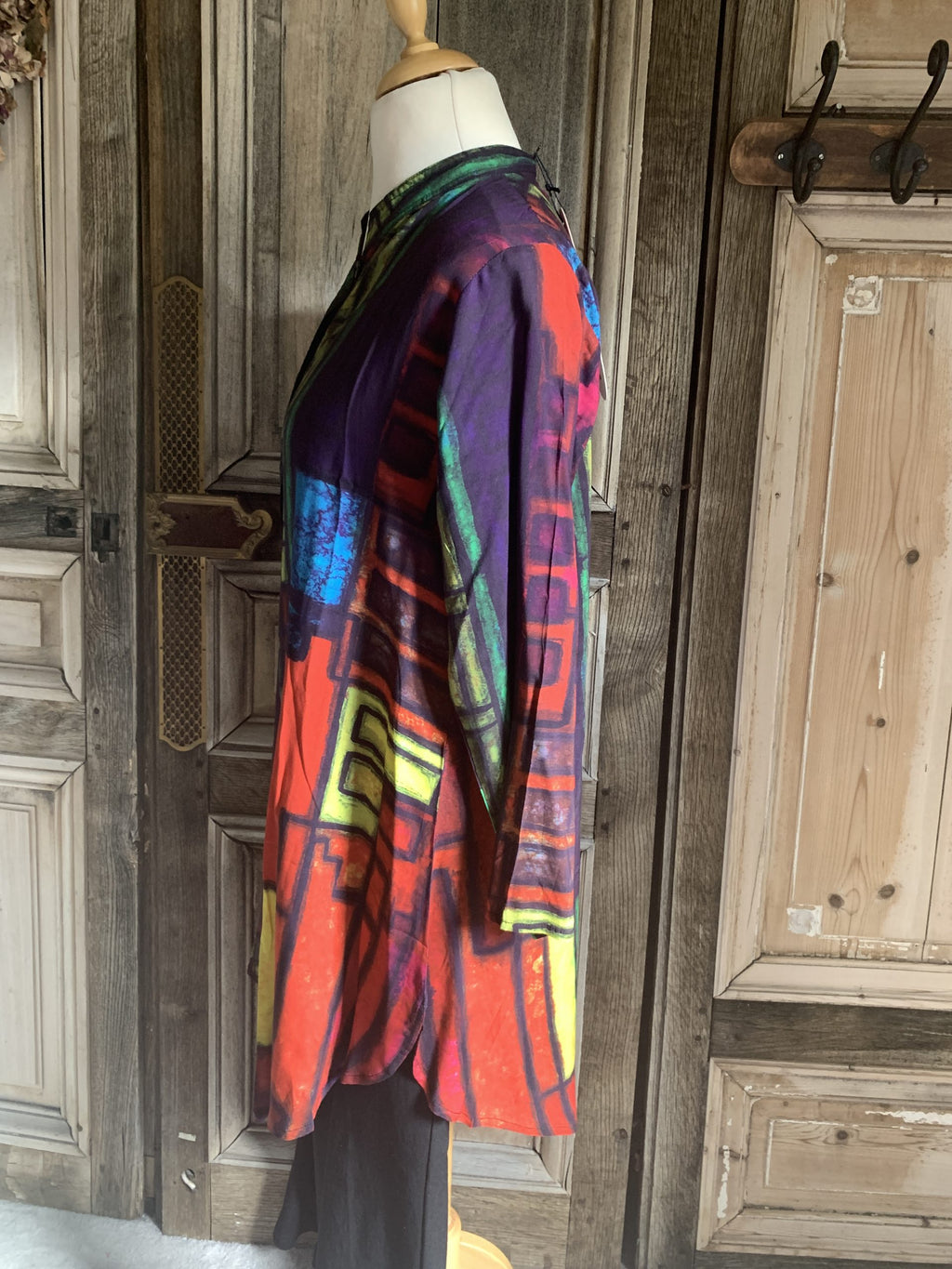 Angel Circle - Blouse digital Print viscose - Maat M*