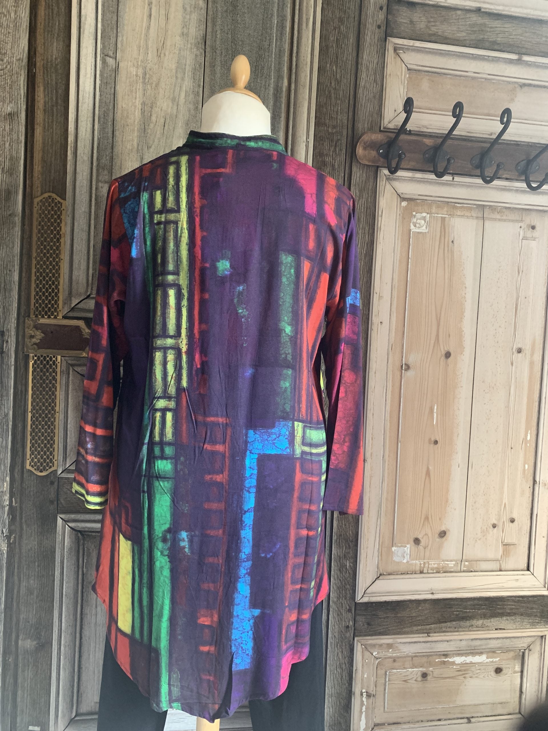 Angel Circle - Blouse digital Print viscose - Maat M*