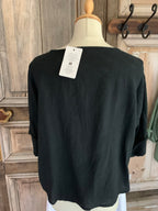 BBstyle blouse jasje katoen Black