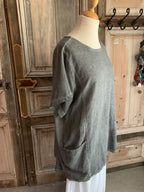 Bb style tuniek cotton grijs
