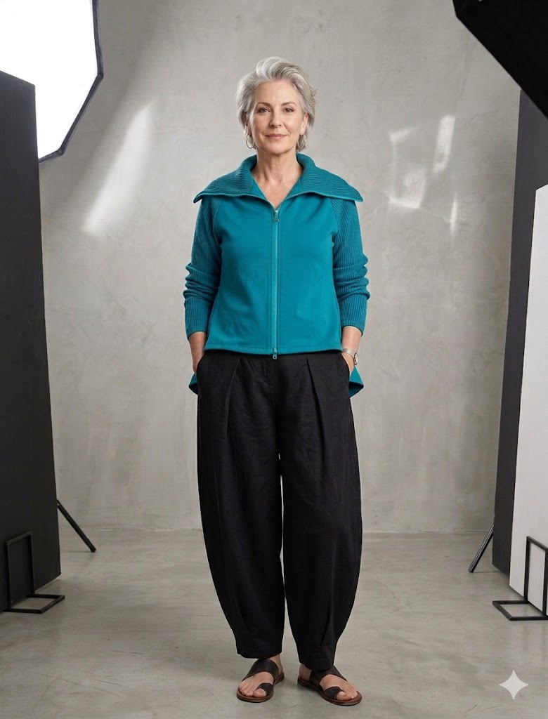 HeArt - Ibu Vest met rits - Petrol