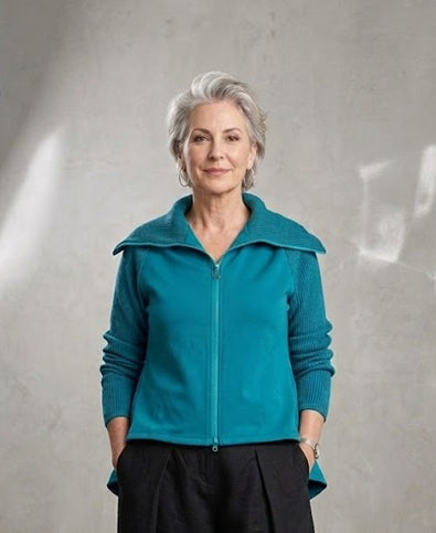 HeArt - Ibu Vest met rits - Petrol
