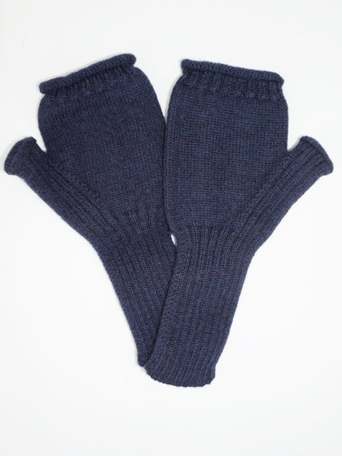 Invero - Handschoenen Karina met duimen - 100% wol - Anthra