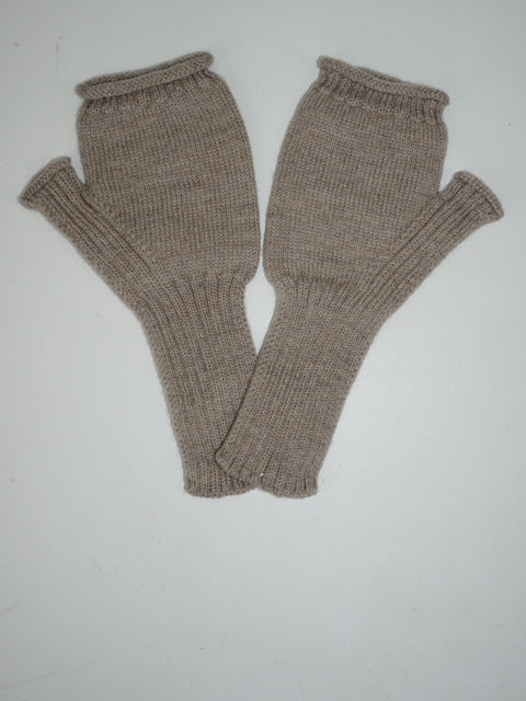Invero - Handschoenen Karina met duimen - 100% wol - Sand