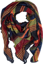 Invero Töne - Driehoekige Merino omslagdoek Kyra 100% wol - Drops