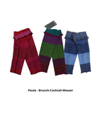Invero Mustermix - Beenwarmers Paula - Diverse kleuren wol (magenta)