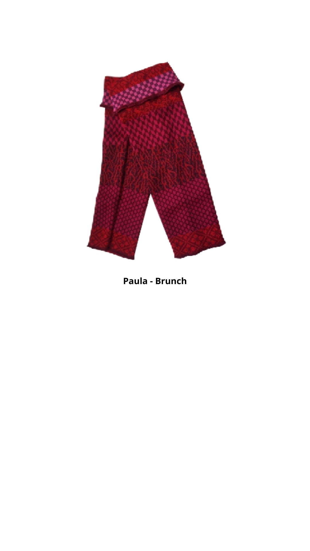 Invero Mustermix - Beenwarmers Paula - Diverse kleuren wol (magenta)