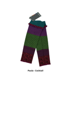 Invero Mustermix - Beenwarmers Paula - Diverse kleuren wol (magenta)