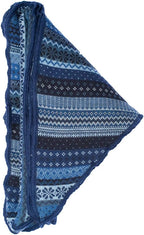Invero - driehoekige omslagdoek Tiziana - Jeans
