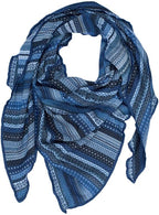 Invero - driehoekige omslagdoek Tiziana - Jeans