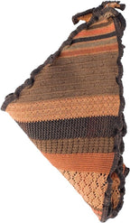 Invero Töne - Driehoekige Merino omslagdoek Kyra 100% wol  - Henna