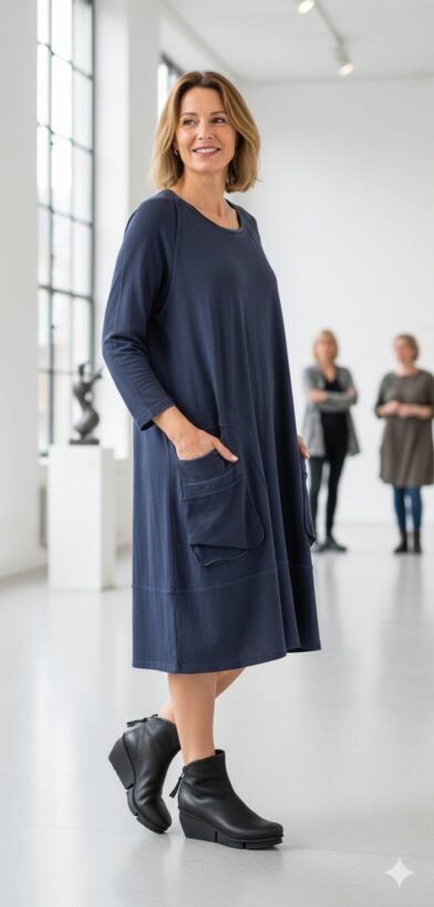 Sinne - Jurk - blauw