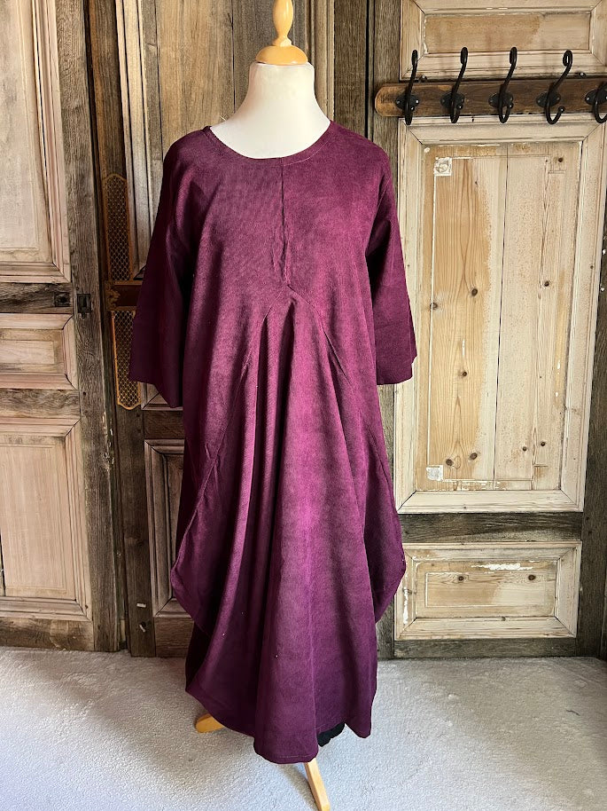 Normal Crazy - Corduroy jurk Balon - Bordeaux