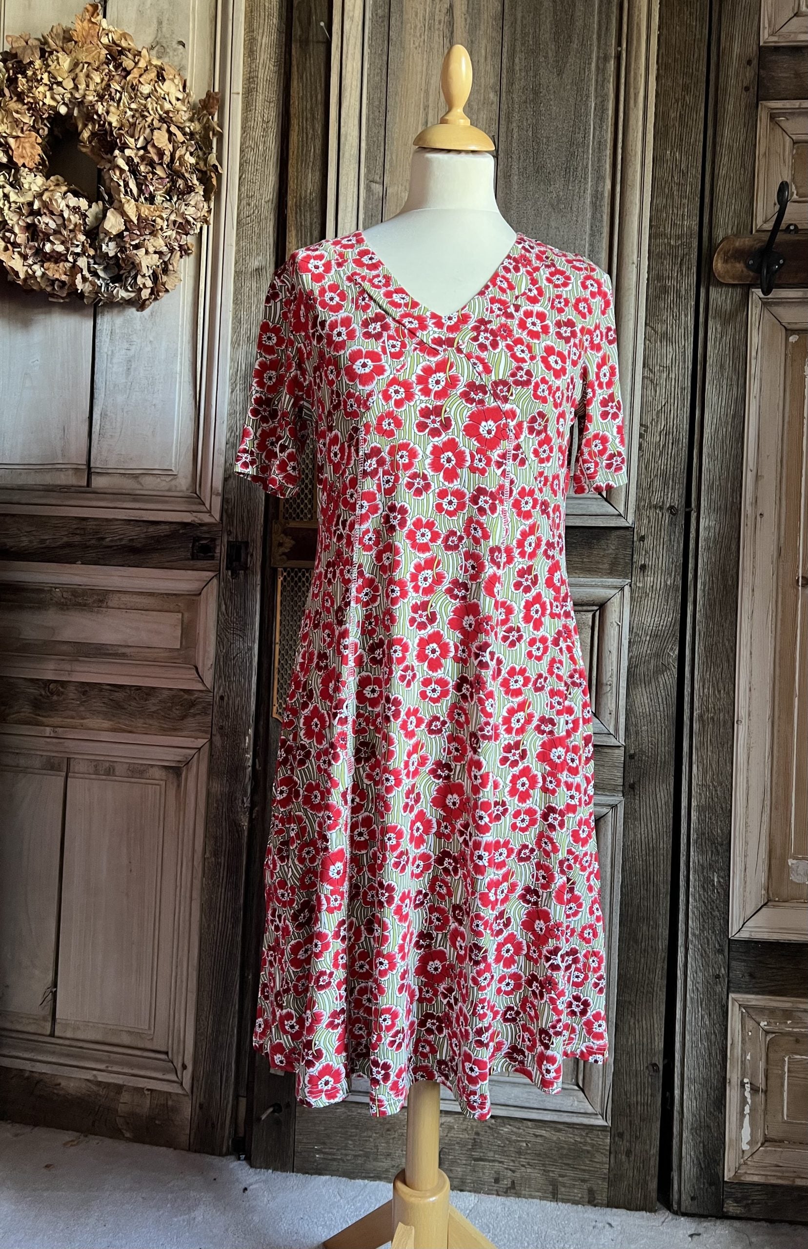 Himalaya - Jersey jurk EcoVero Iva Bloem - Maat S