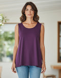 Angel Circle - Mouwloze top KE1814 - Purple