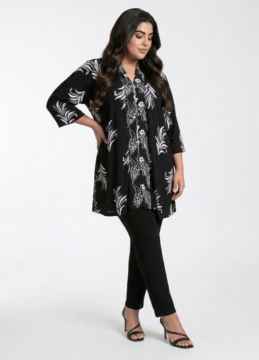 Angel Circle - Vest/jasje KT3488TCom  - Batic Black/White