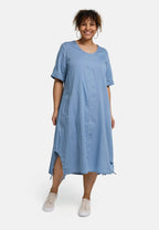 Kekoo - Jurk Alina  A-lijn - Denim