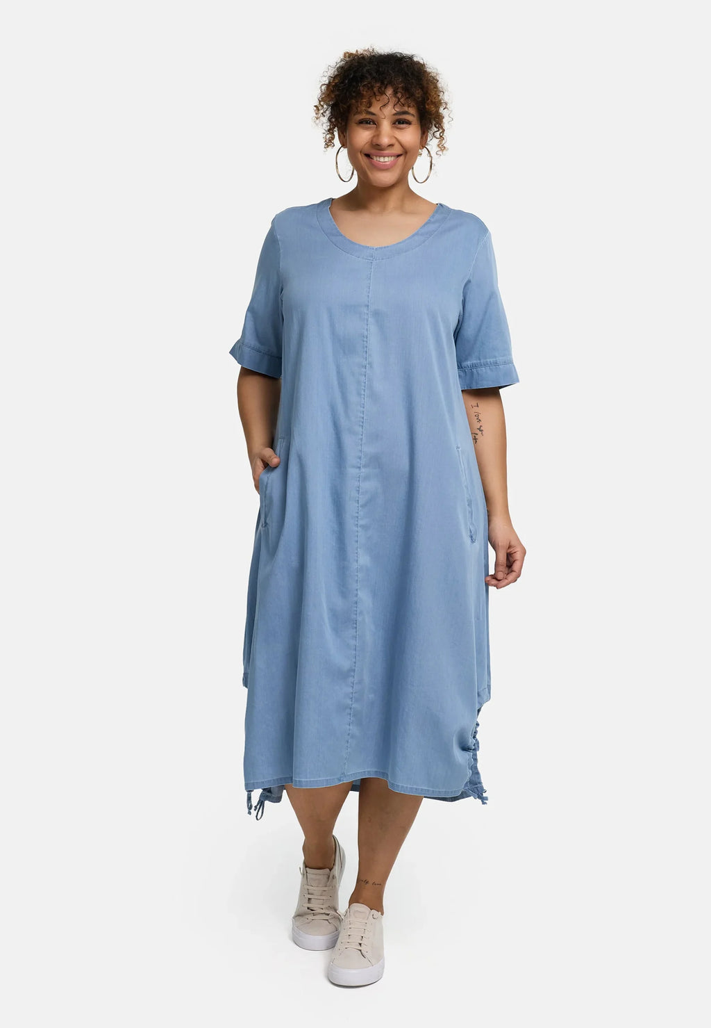 Kekoo - Jurk Alina  A-lijn - Denim